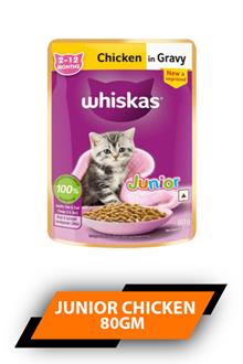 Whiskas Gravy Junior Chicken 80gm